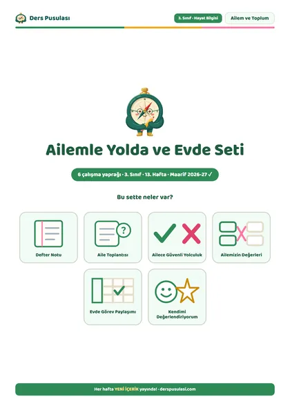 Ailemle Yolda ve Evde Seti önizlemesi