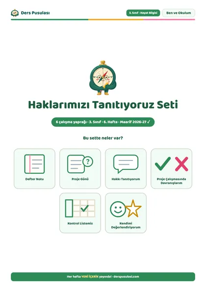 Haklarımızı Tanıtıyoruz Seti önizlemesi