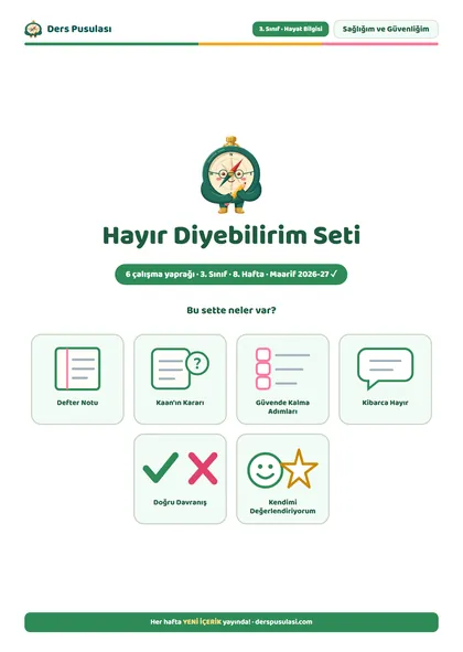 Hayır Diyebilirim Seti önizlemesi