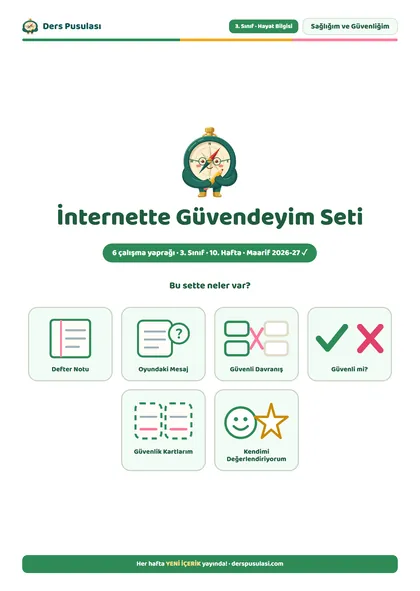 İnternette Güvendeyim Seti önizlemesi