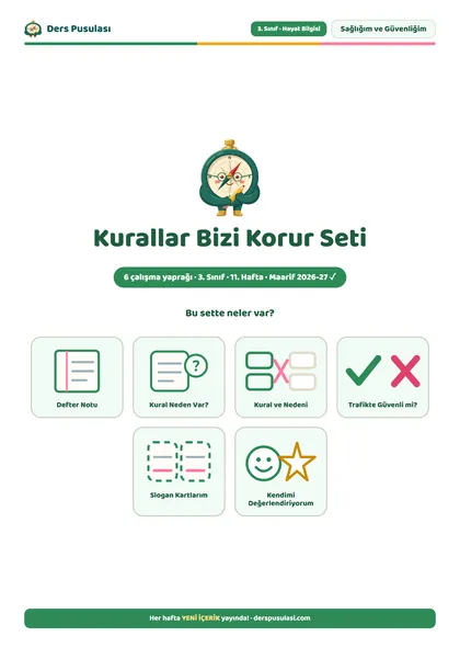 Kurallar Bizi Korur Seti önizlemesi
