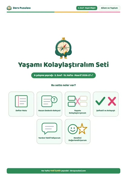 Yaşamı Kolaylaştıralım Seti önizlemesi