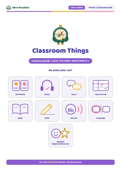 Classroom Things önizlemesi