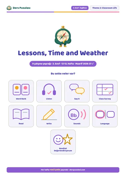 Lessons, Time and Weather önizlemesi