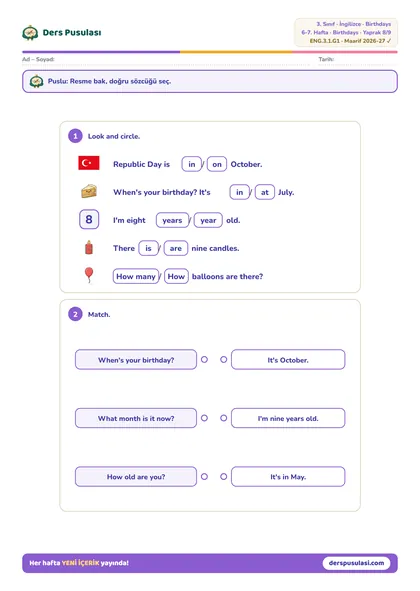 Language yaprağı önizlemesi