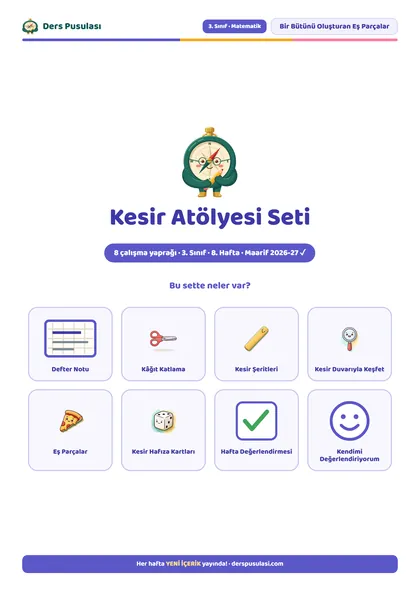 Kesir Atölyesi Seti önizlemesi