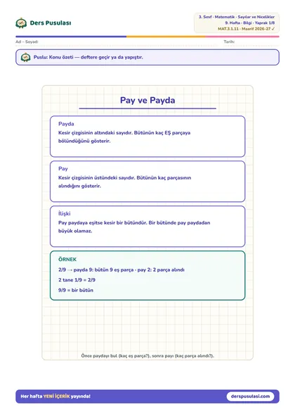 Defter Notu yaprağı önizlemesi
