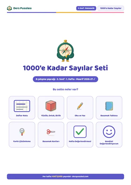 1000'e Kadar Sayılar Seti önizlemesi