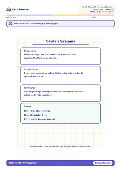 Defter Notu yaprağı önizlemesi