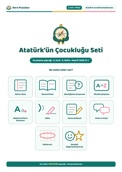 Atatürk'ün Çocukluğu Seti önizlemesi
