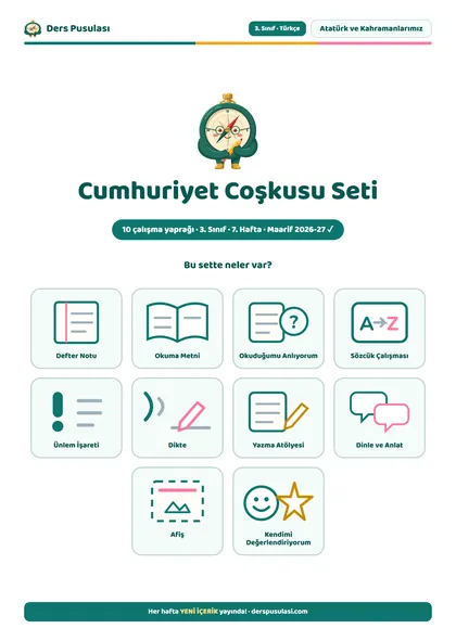 Cumhuriyet Coşkusu Seti önizlemesi