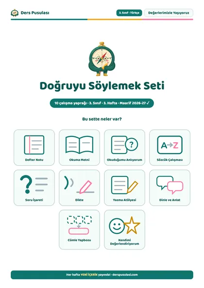 Doğruyu Söylemek Seti önizlemesi