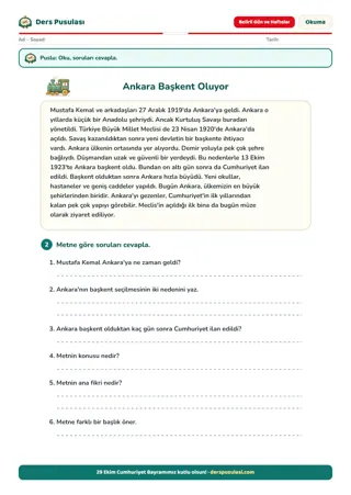 Ankara Başkent Oluyor yaprağı önizlemesi