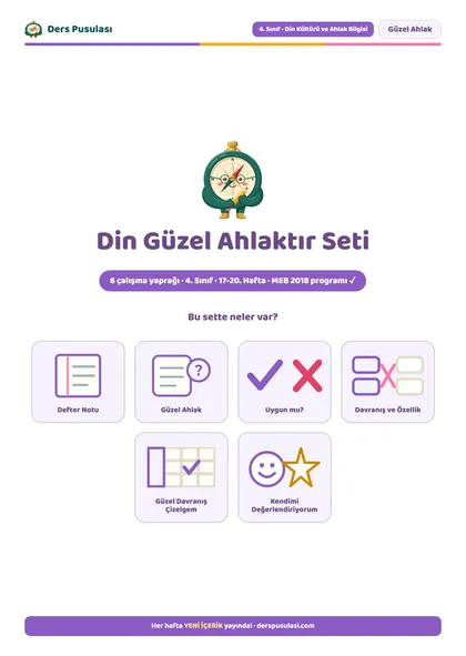 Din Güzel Ahlaktır Seti önizlemesi