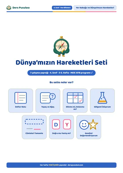 Dünya’mızın Hareketleri Seti önizlemesi