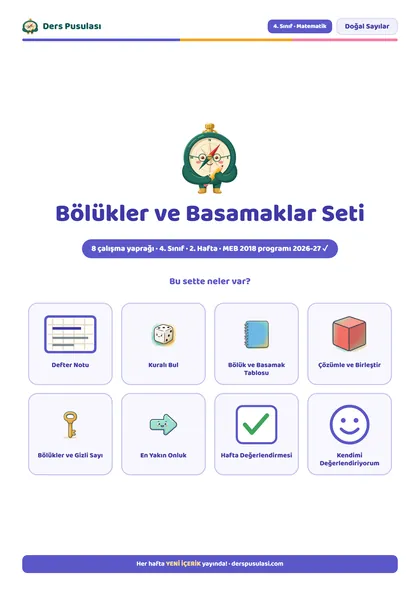 Bölükler ve Basamaklar Seti önizlemesi