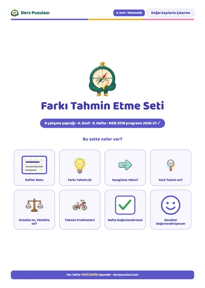 Farkı Tahmin Etme Seti önizlemesi