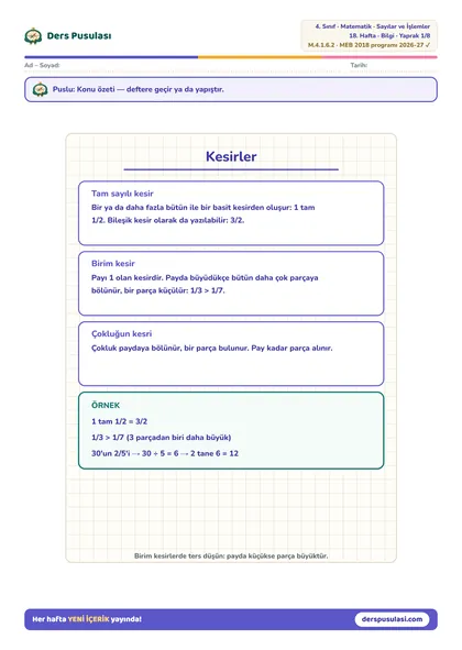 Defter Notu yaprağı önizlemesi