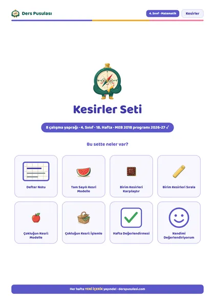 Kesirler Seti önizlemesi