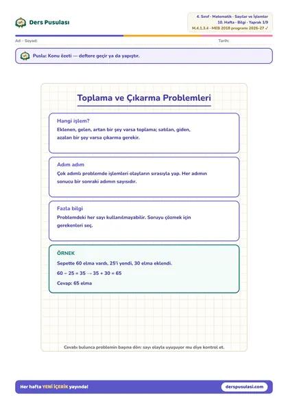 Defter Notu yaprağı önizlemesi