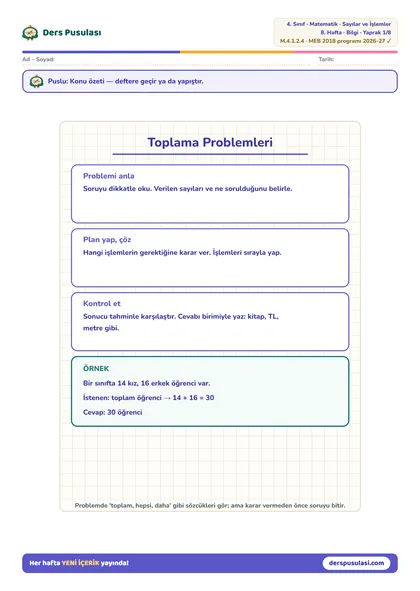 Defter Notu yaprağı önizlemesi