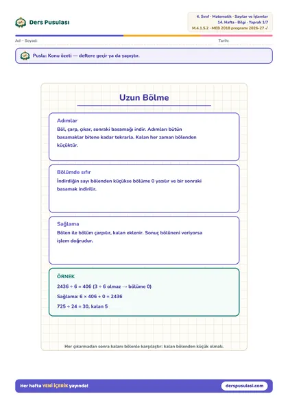 Defter Notu yaprağı önizlemesi