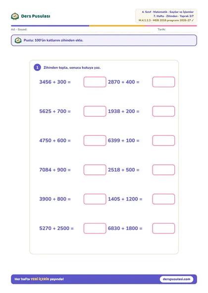 Yüzlük Ekle yaprağı önizlemesi