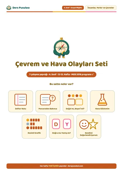 Çevrem ve Hava Olayları Seti önizlemesi
