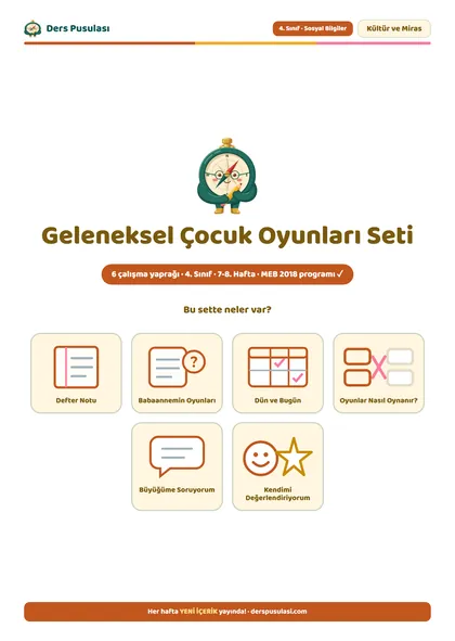 Geleneksel Çocuk Oyunları Seti önizlemesi