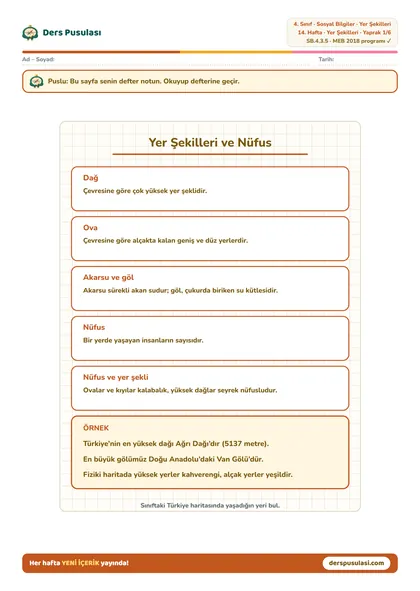 Defter Notu yaprağı önizlemesi