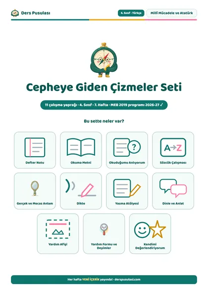 Cepheye Giden Çizmeler Seti önizlemesi