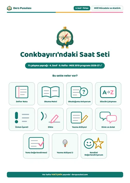 Conkbayırı'ndaki Saat Seti önizlemesi