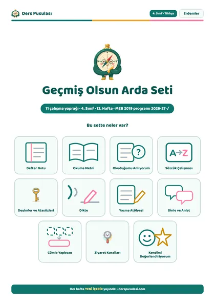Geçmiş Olsun Arda Seti önizlemesi