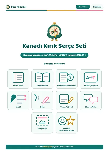 Kanadı Kırık Serçe Seti önizlemesi