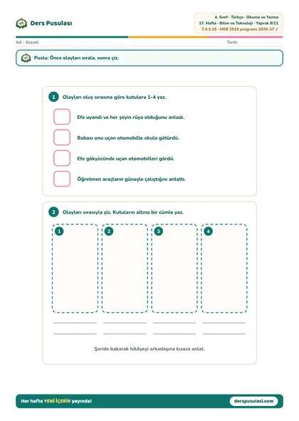 Öykü Şeridi yaprağı önizlemesi